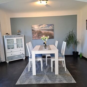 Essbereich im Wohnzimmer