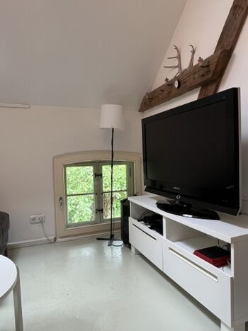 Fernseher, Wii, PS2 im Wohnbereich