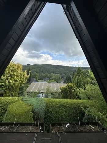Aussicht aus dem Schlafzimmer