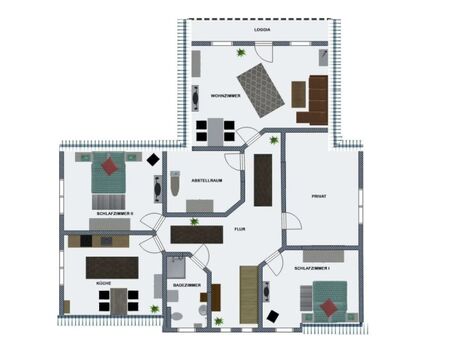 Grundriss Friesenanker oben