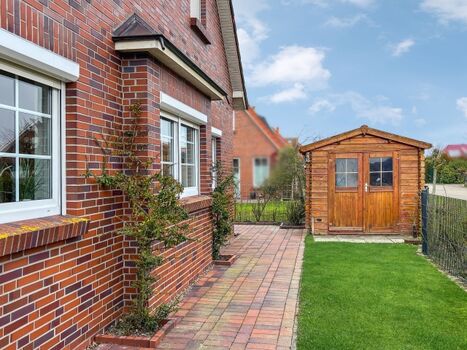 Gartenhütte zum Unterstellen von Fahrrädern