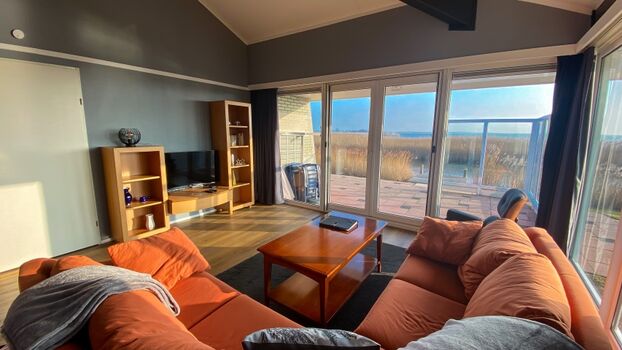 Panoramafenster im Wohnzimmer...