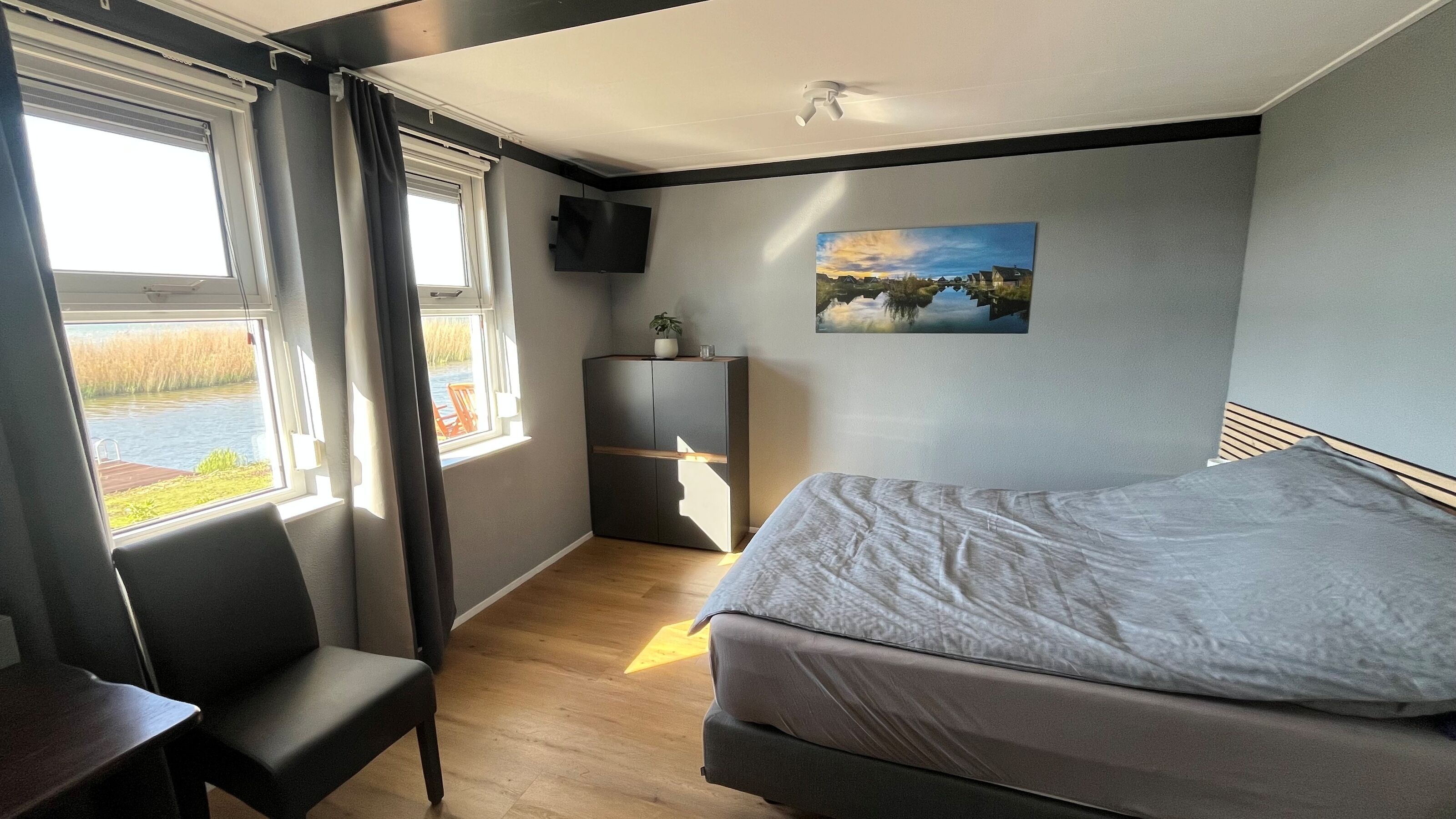 Schlafzimmer A mit Meerblick
