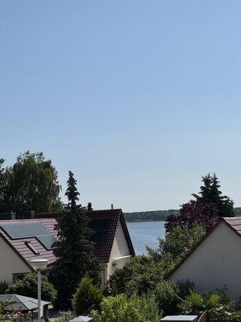 Blick aus dem Wohnzimmer im OG