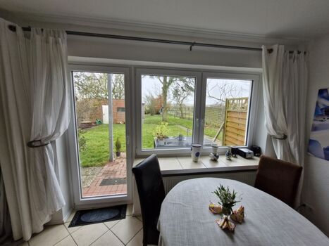 Blick auf die Terrasse