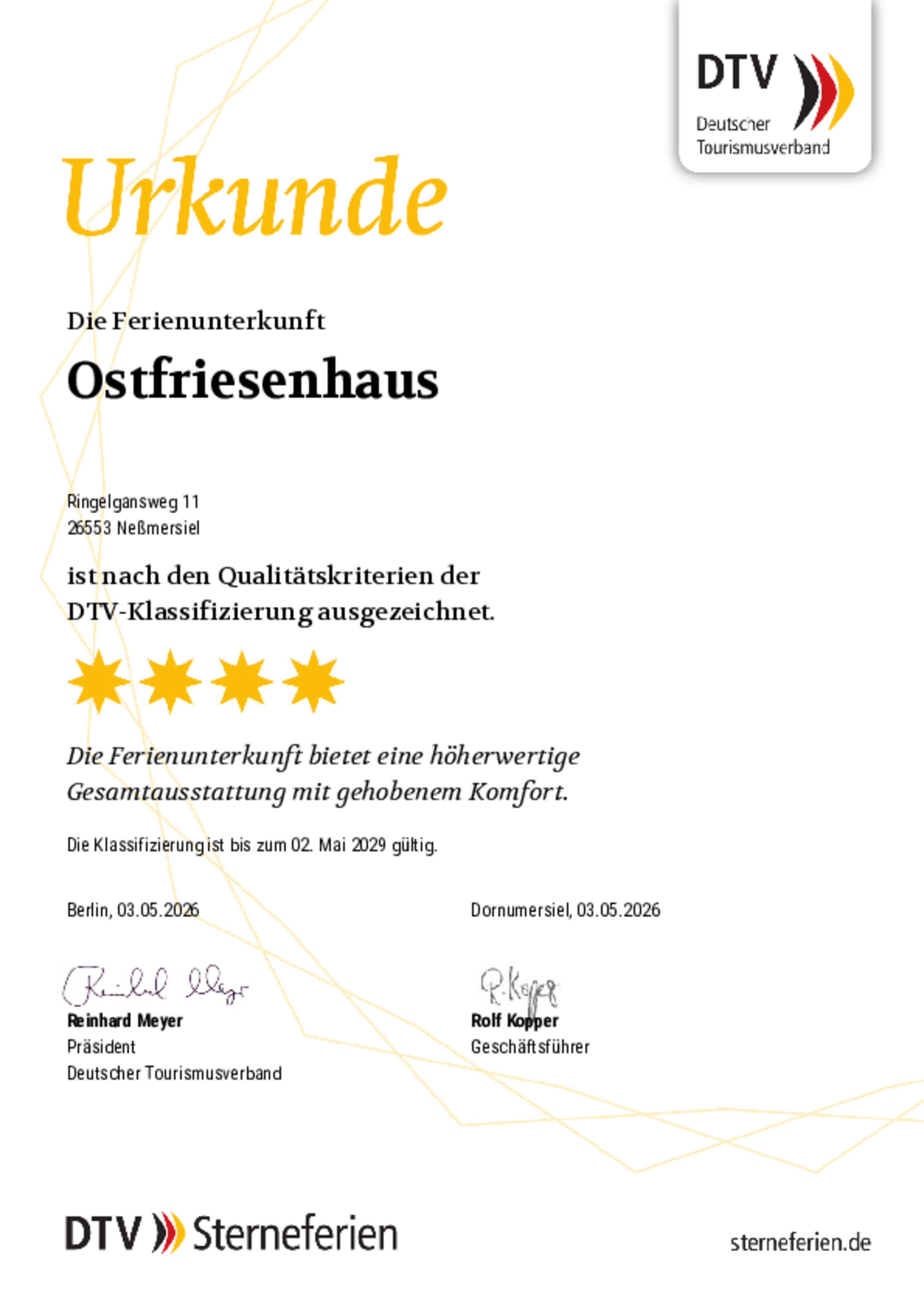 DTV Klassifizierung
