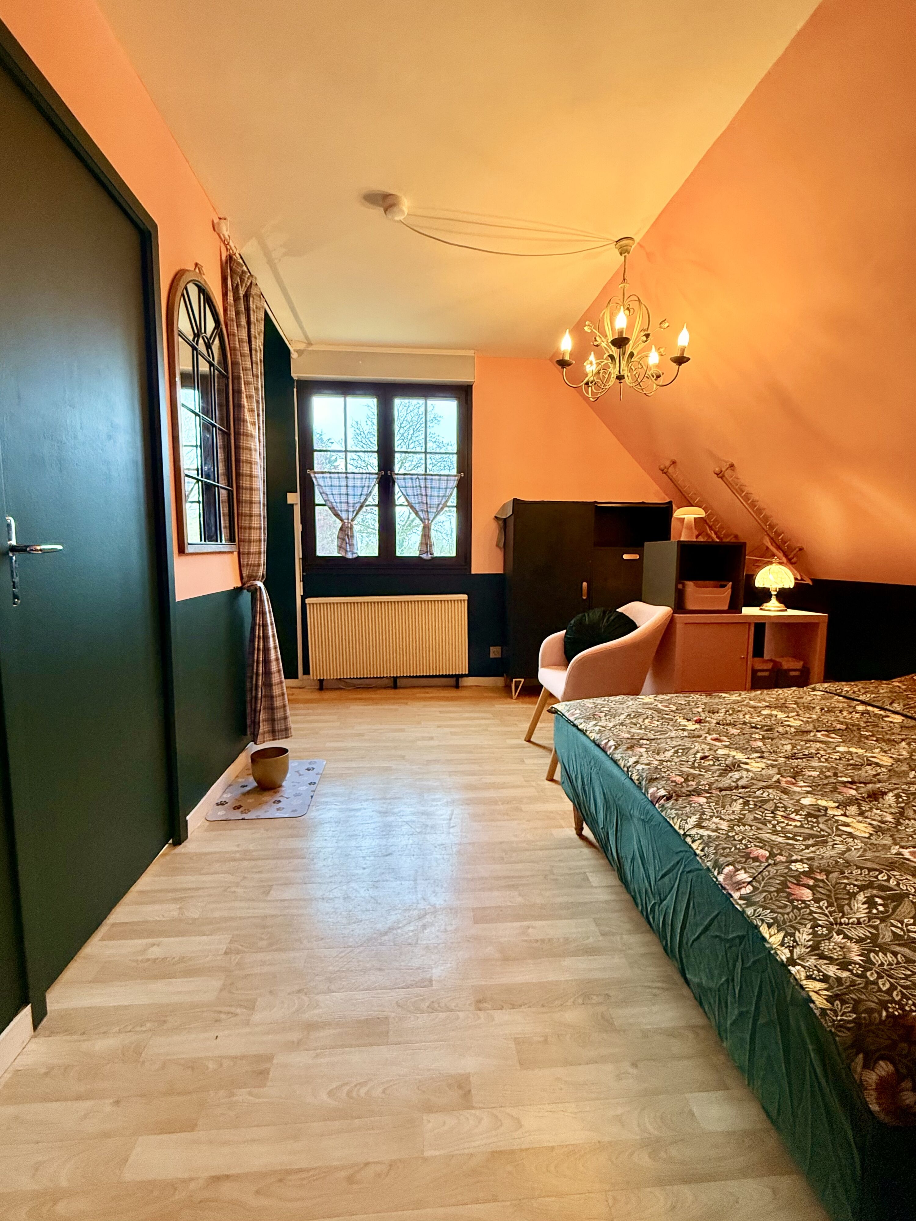 Schlafzimmer 5 OG - Zwei Betten 1,40 und 1,20 m