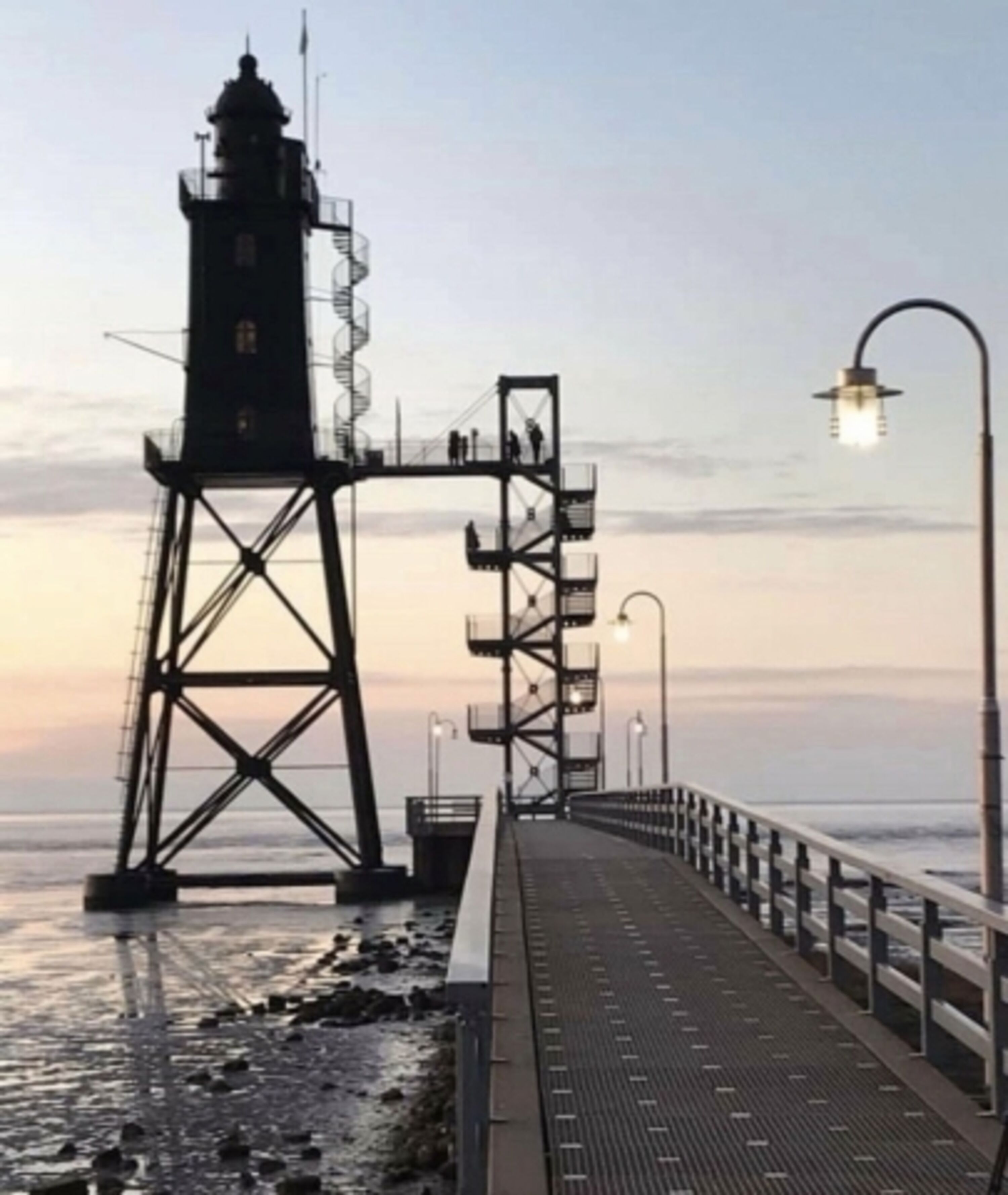 Leuchtturm Obereversand in Dorum