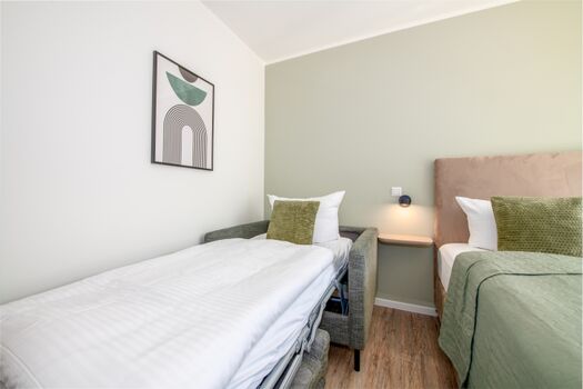 Schlafzimmer 1 mit Aufbettung