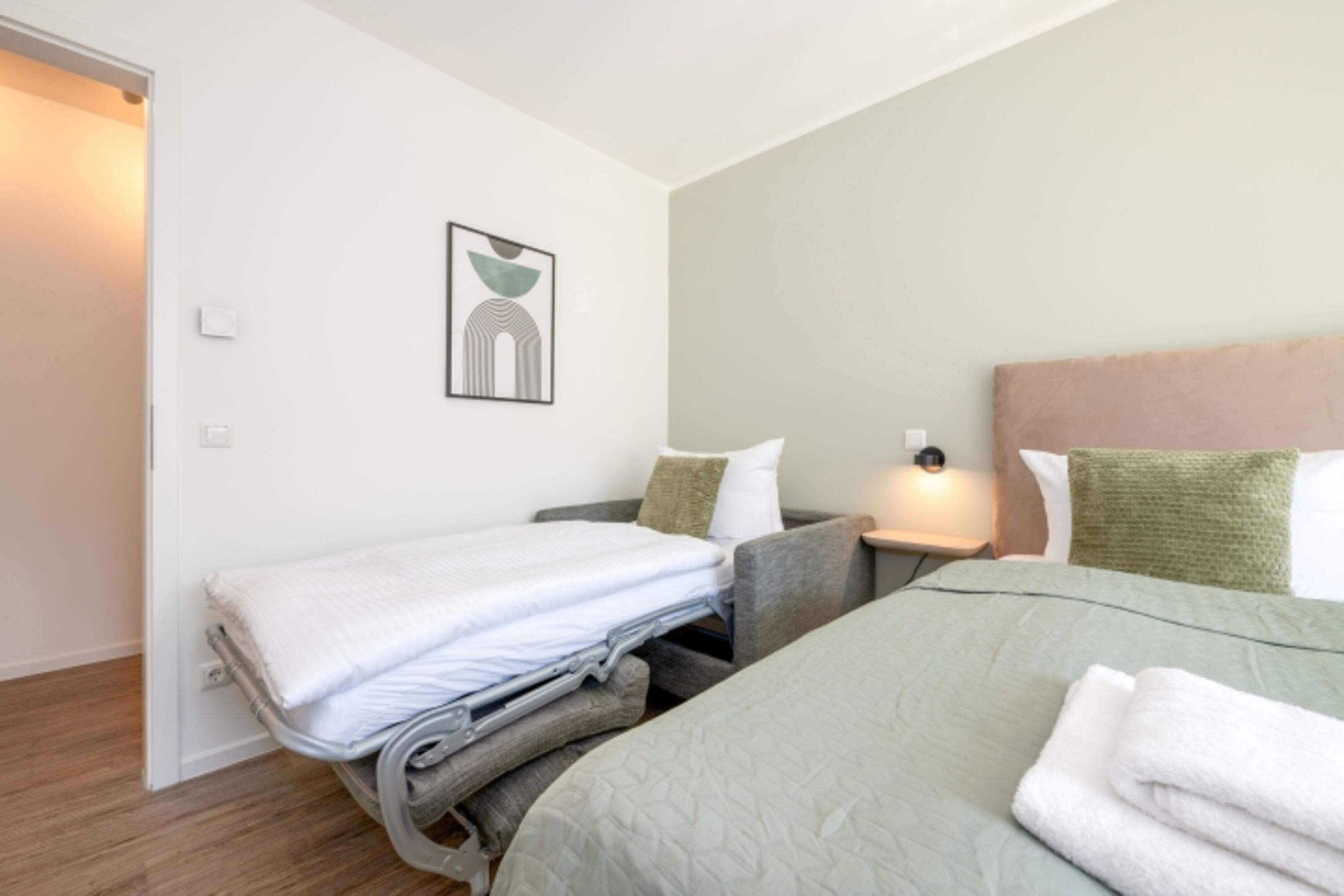 Schlafzimmer 1 mit Aufbettung