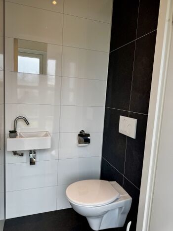 Das WC ist separiert