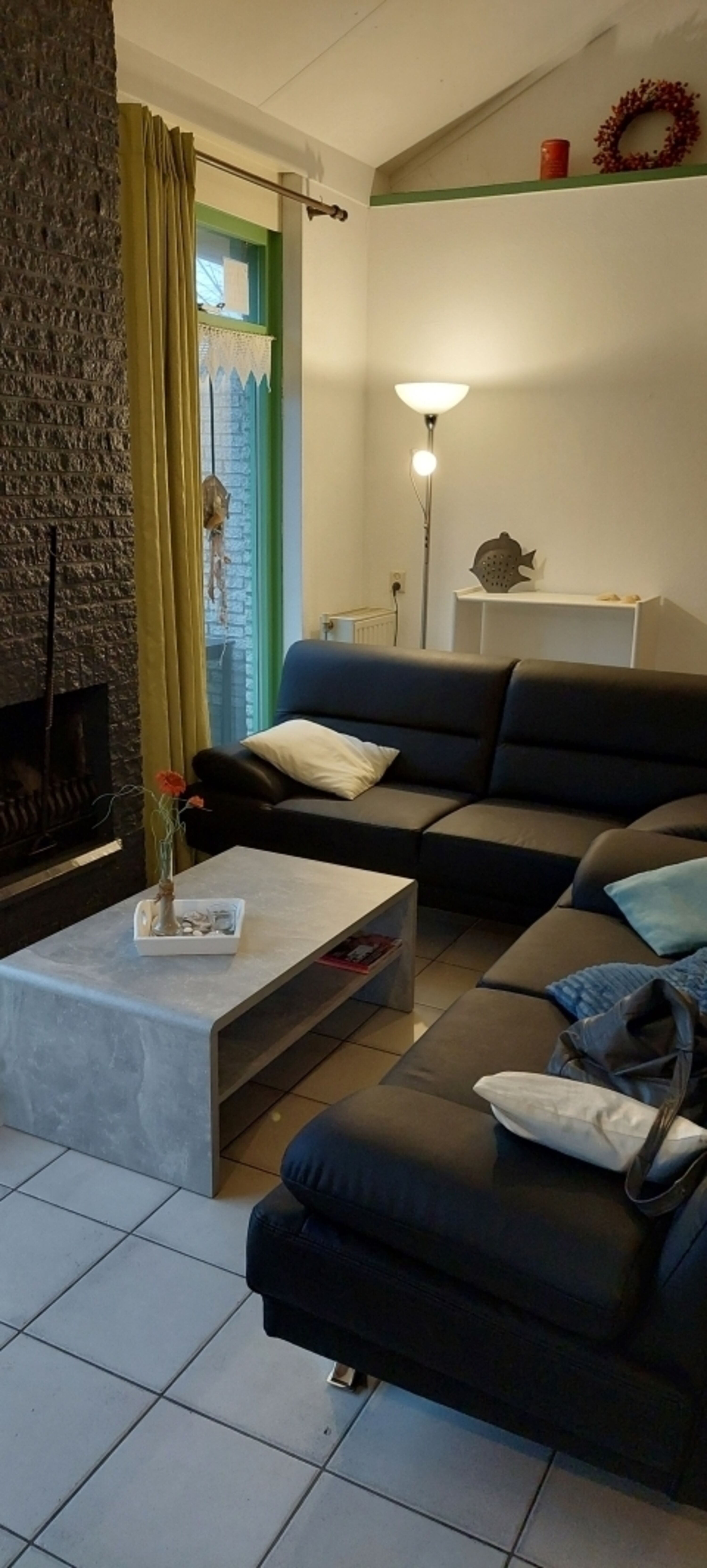 Sitzecke mit Kamin