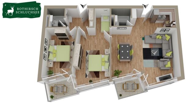 3D-Grundriss (Möblierung kann abweichen)