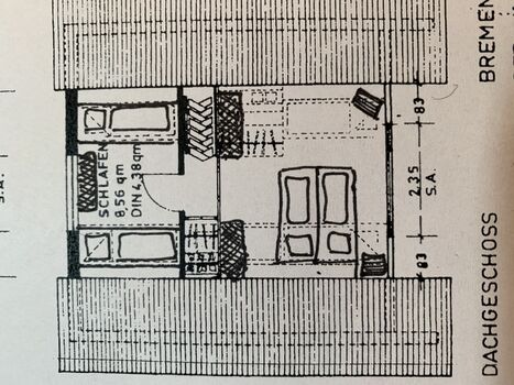 Raumaufteilung Obergeschoss