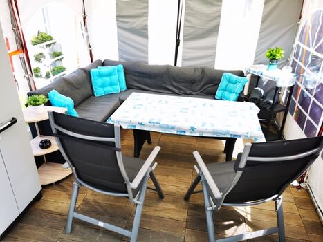 Pavillon für die regnerischen Tage