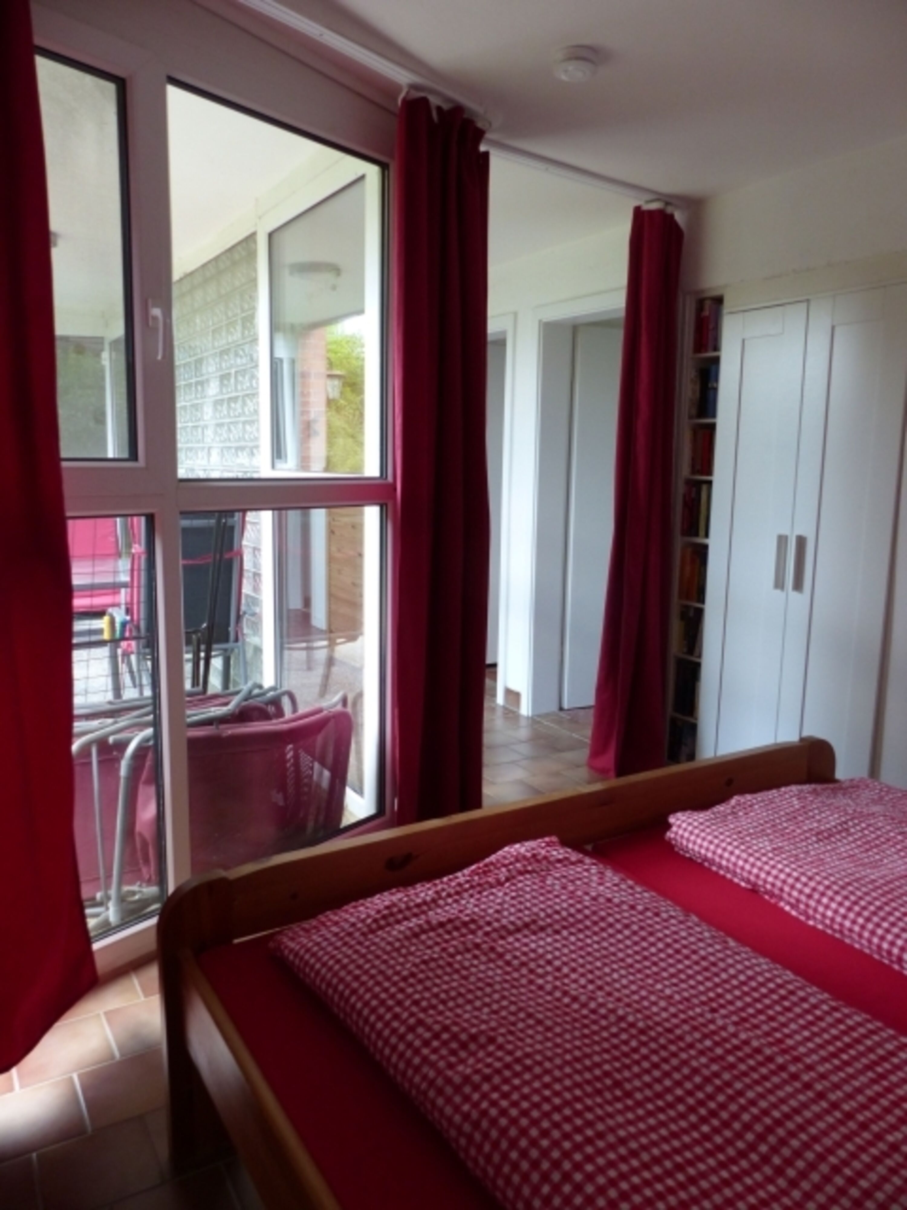 Blick aus dem Schlafzimmer 1