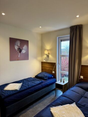 Zweites Schlafzimmer mit 2 Einzelbetten