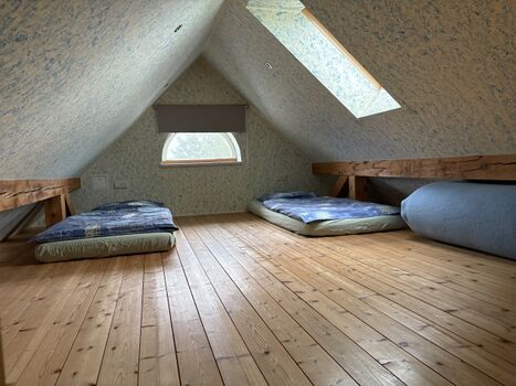 Schlafboden (hier 2 Matratzen)