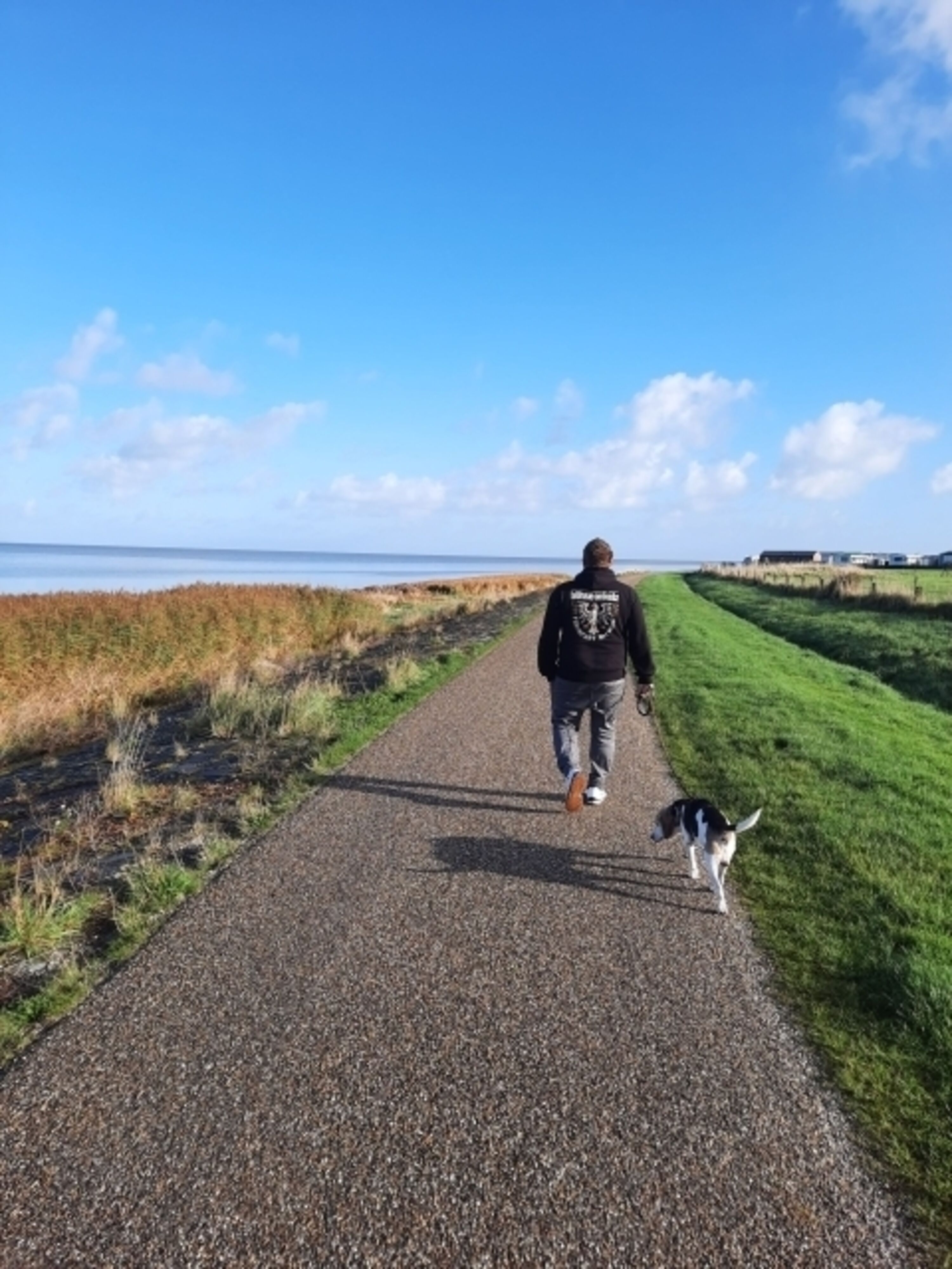 Entspannen beim Spaziergang am Wattenmeer