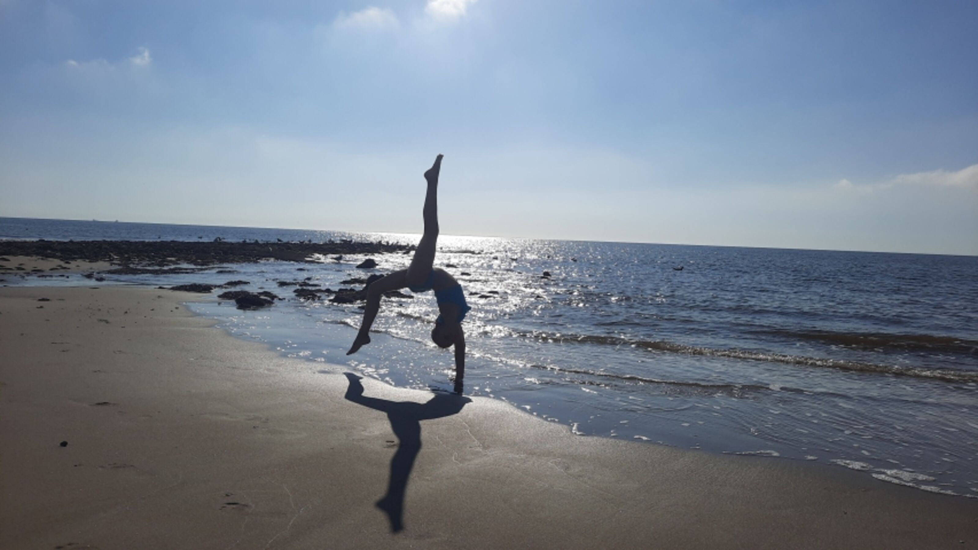 Nordsee-Strand in ca. 12 Kilometer Entfernung