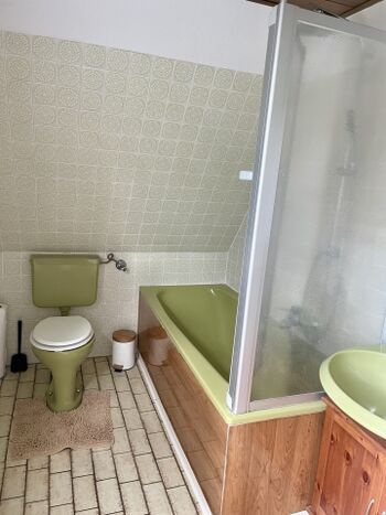 Tageslichtbad mit Duschwanne