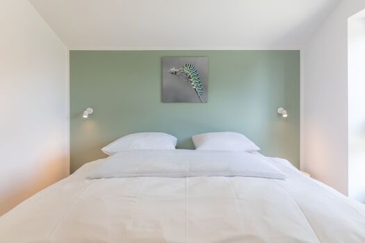 Huus Eekboom - Schlafzimmer 3 mit gemütlichem Doppelbett