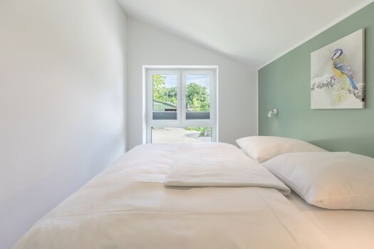 Huus Eekboom - Schlafzimmer 2 mit gemütlichem Doppelbett