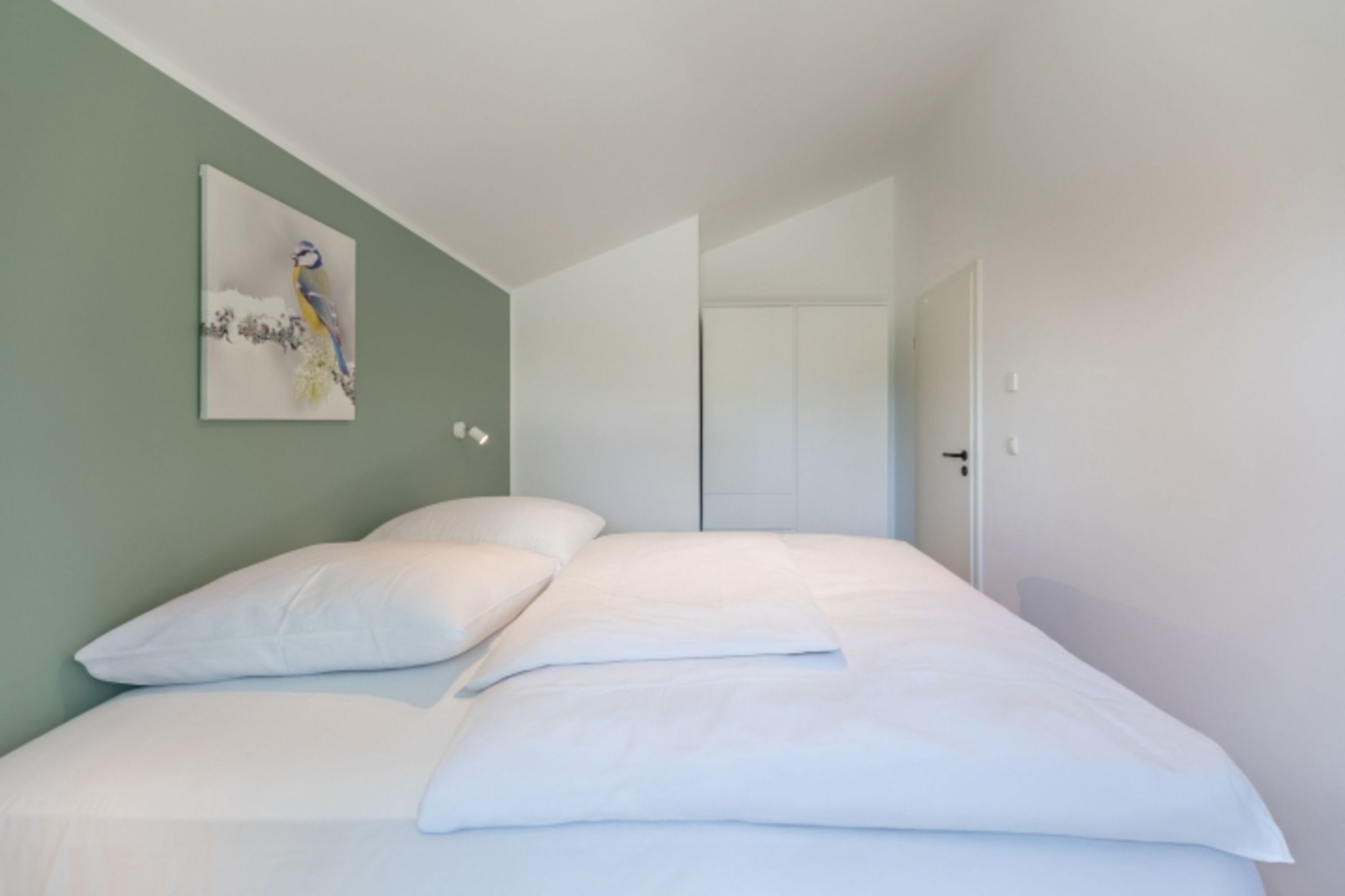 Huus Eekboom - Schlafzimmer 2 mit gemütlichem Doppelbett