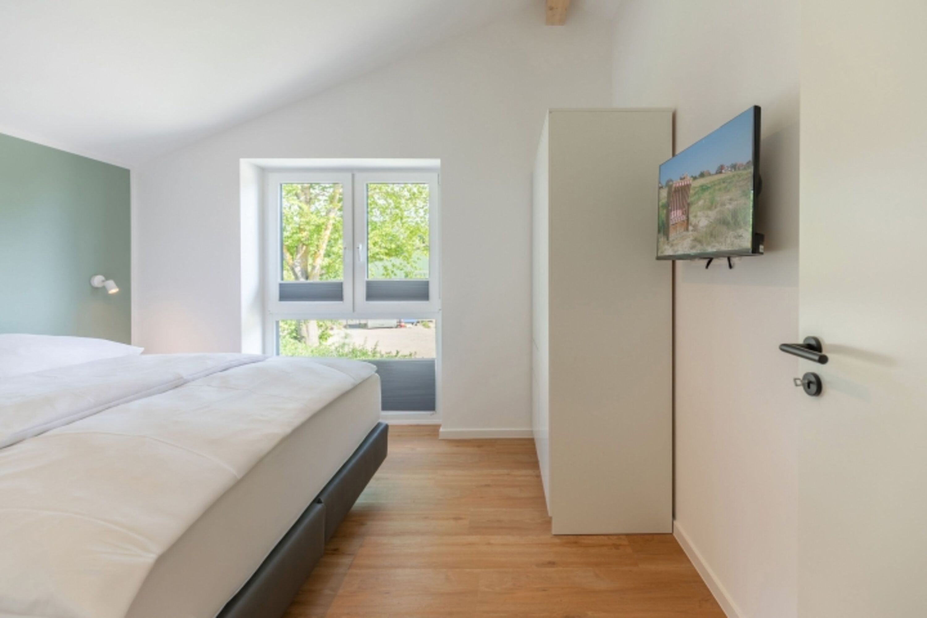 Huus Eekboom - Schlafzimmer 2 mit gemütlichem Doppelbett