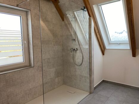 Walk In Dusche im OG