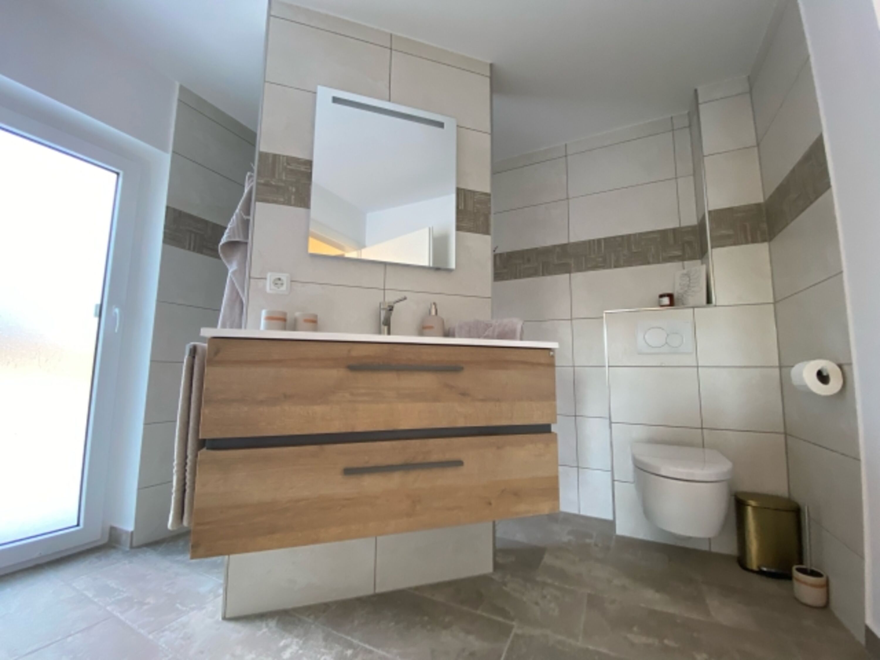 Walk In Dusche im EG