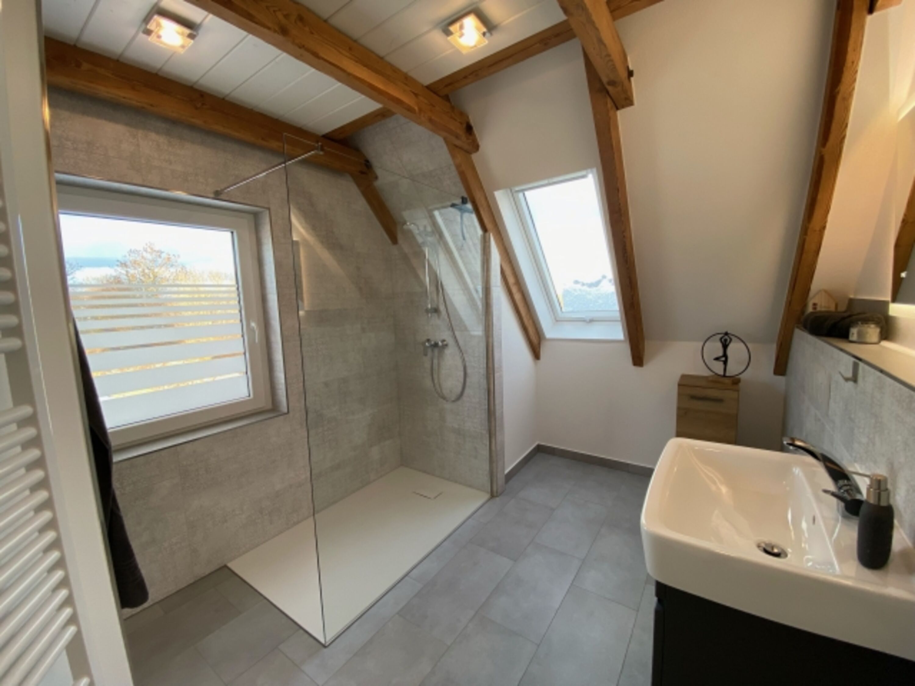 schönes Duschbad