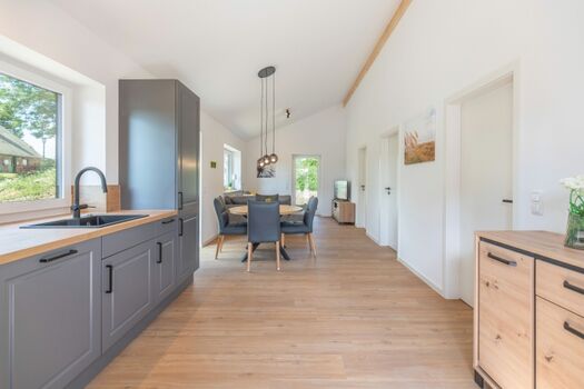 Huus Blaumees - Helle und offene Wohnküche