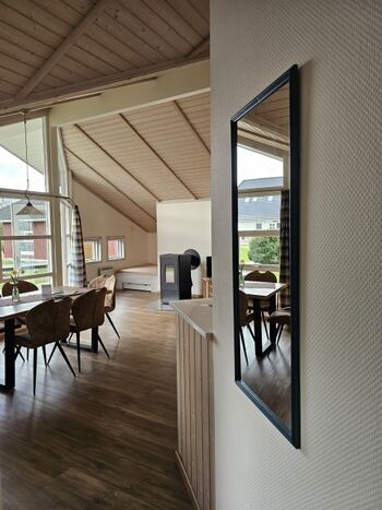 Wohnbereich mit Pelletofen