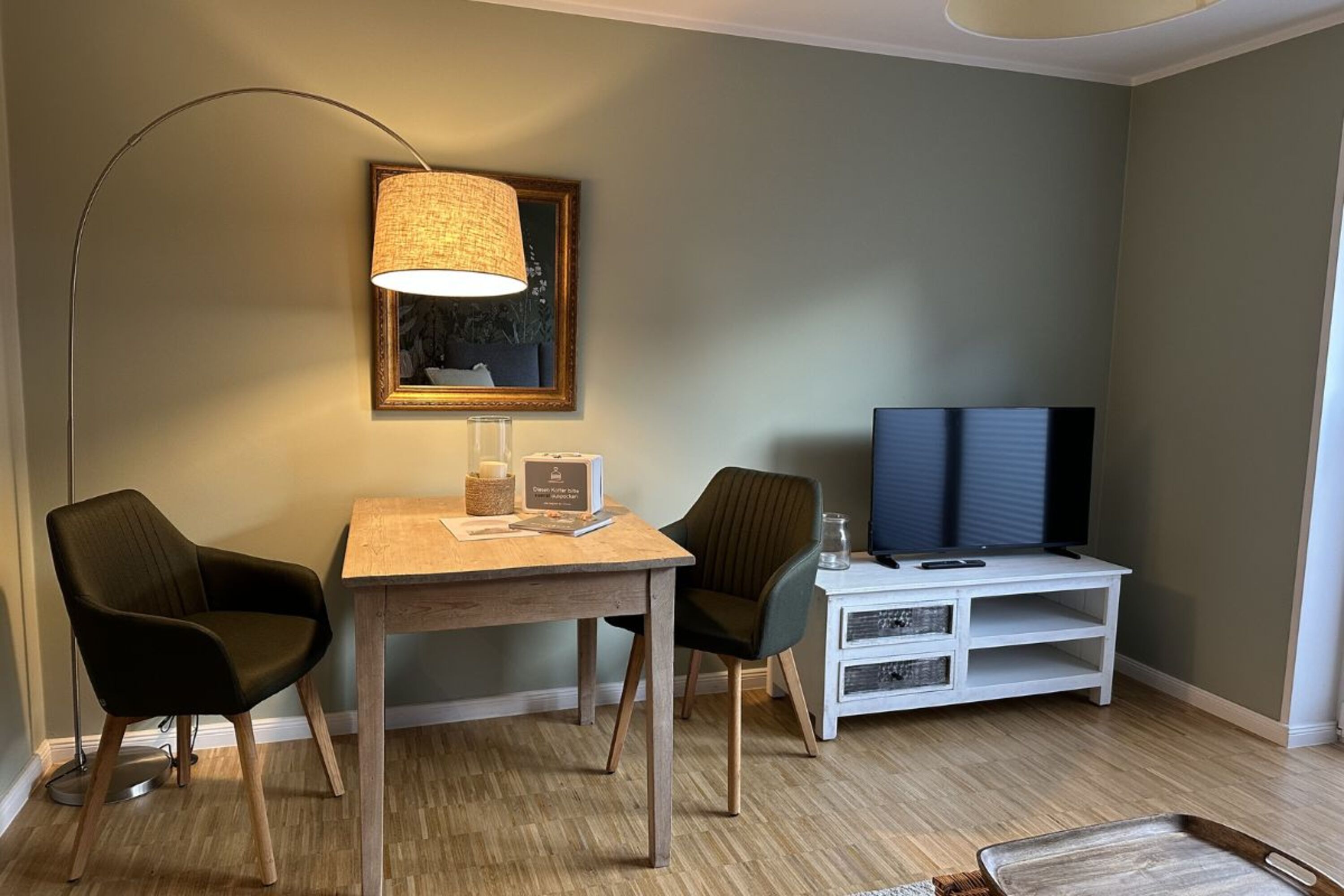Essecke im Wohnzimmer