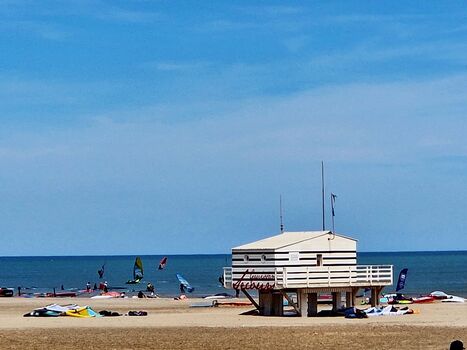 Windsurfen in Gruissan Plage, 35 km