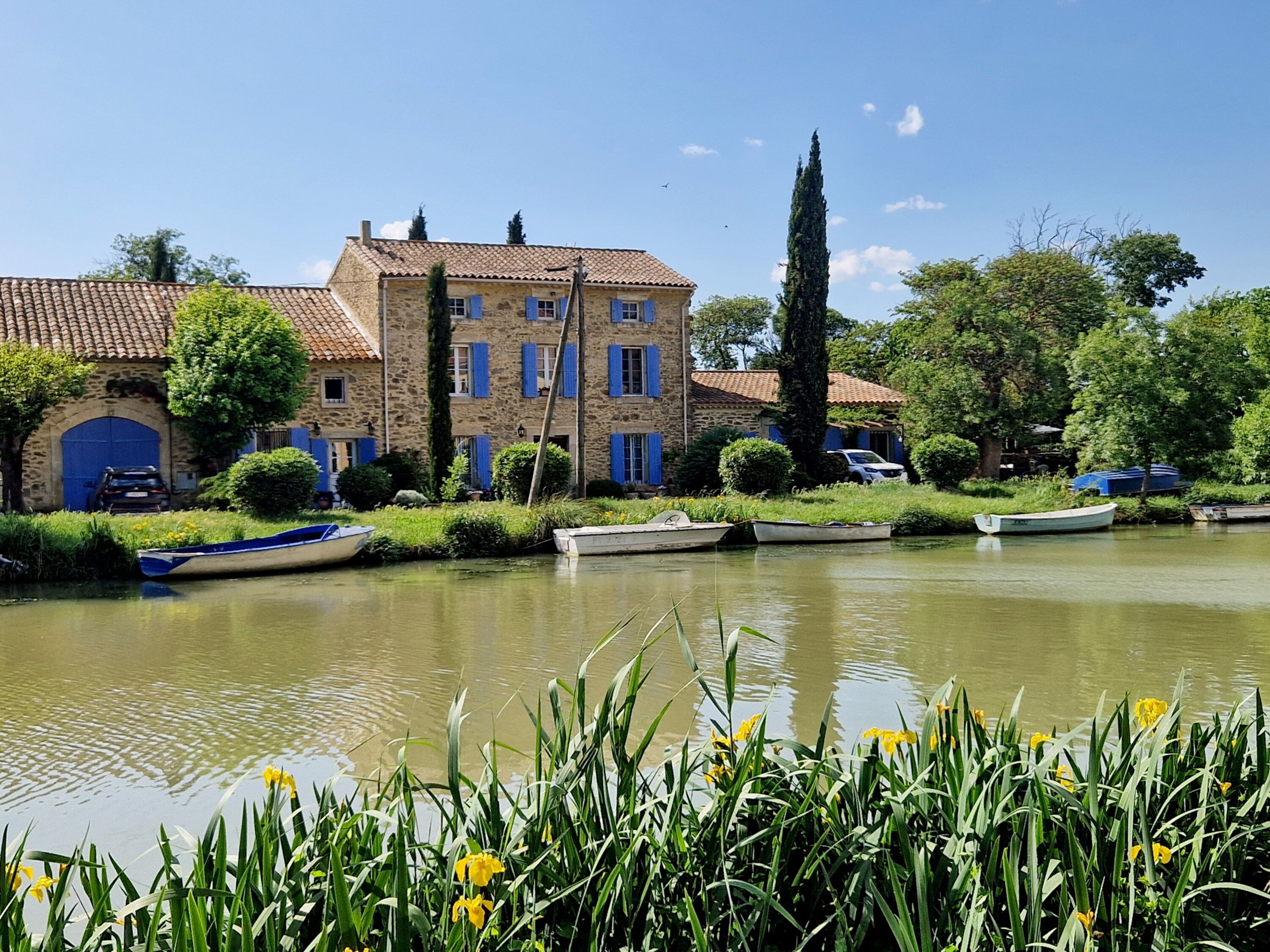 Le Somail am Canal du Midi, 3 km