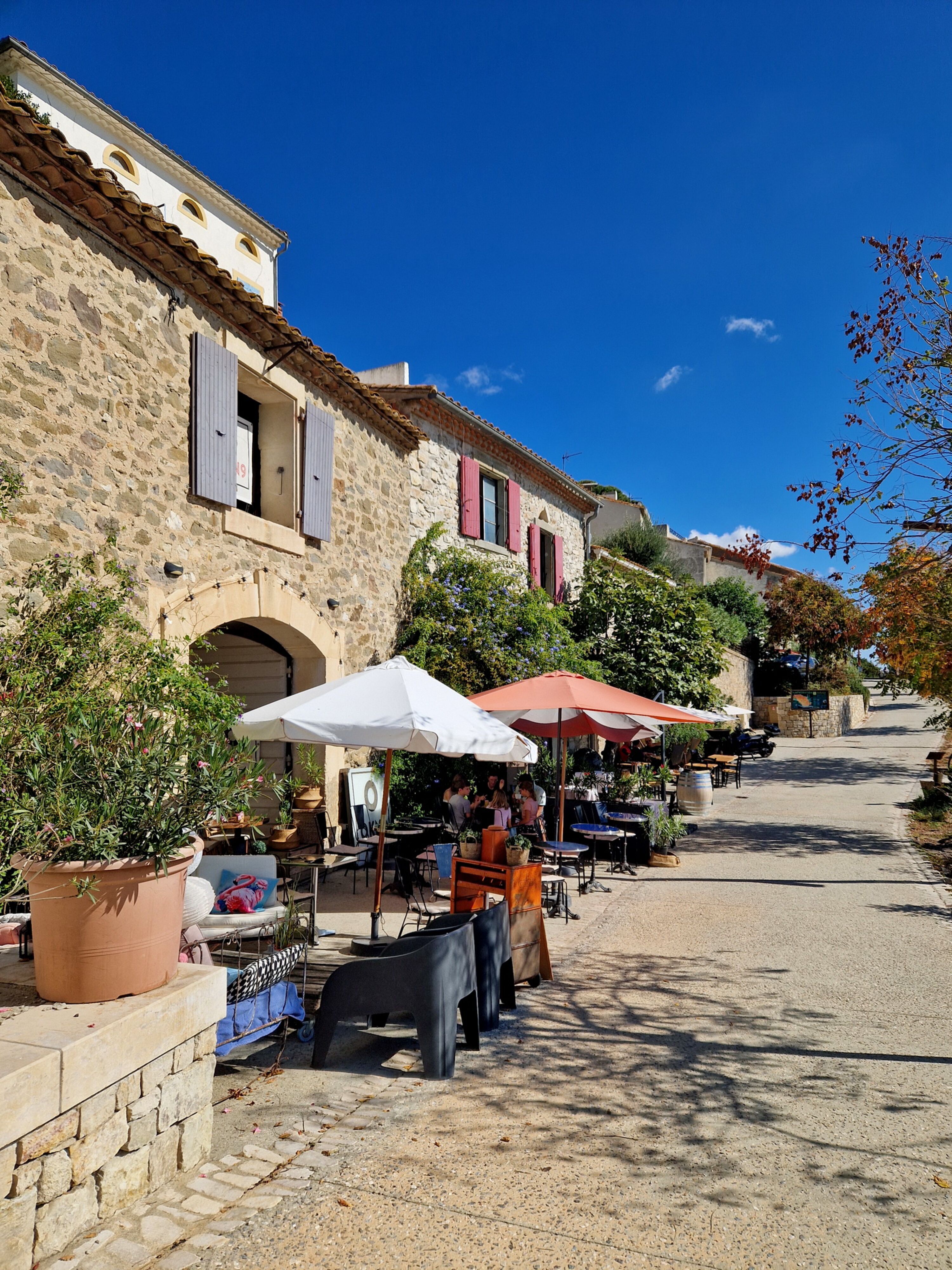 Kleine Restaurants am Canal du Midi, 3 km
