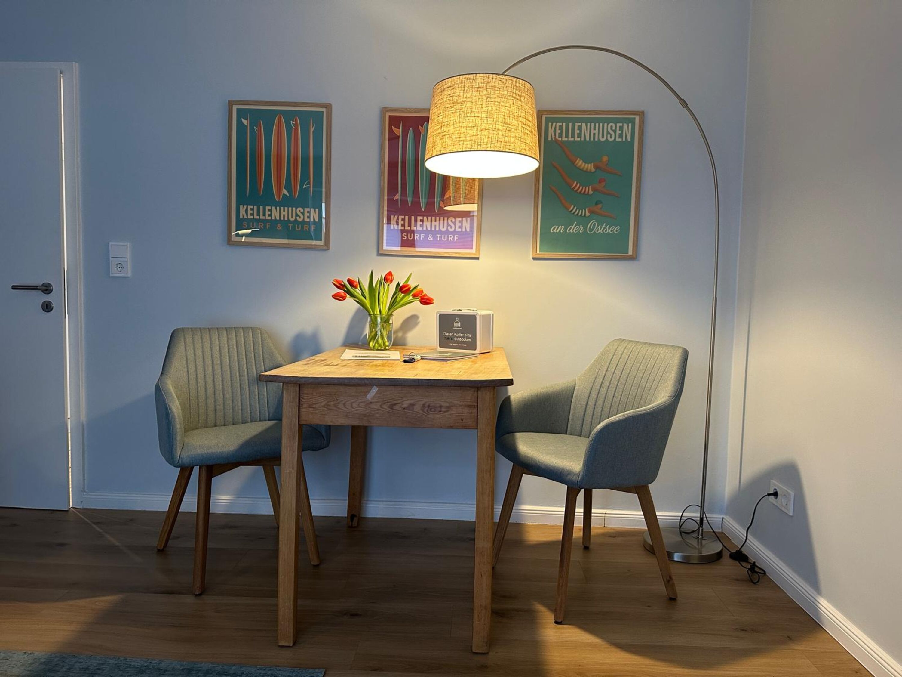 Essecke im Wohnzimmer