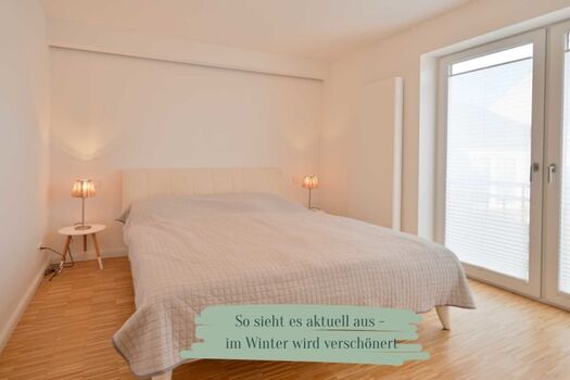 Schlafzimmer im EG mit Rolläden 