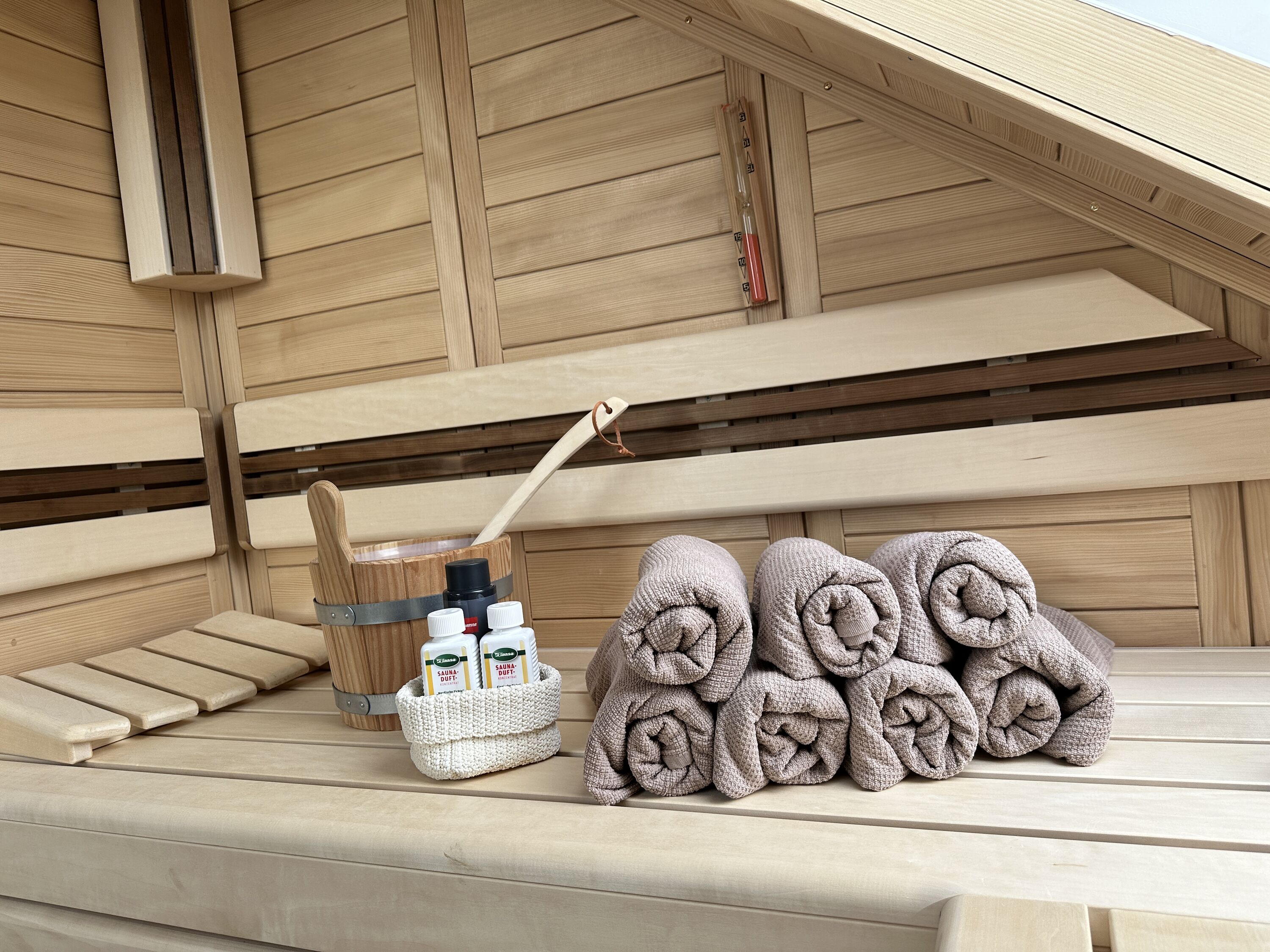 hochwertige Sauna