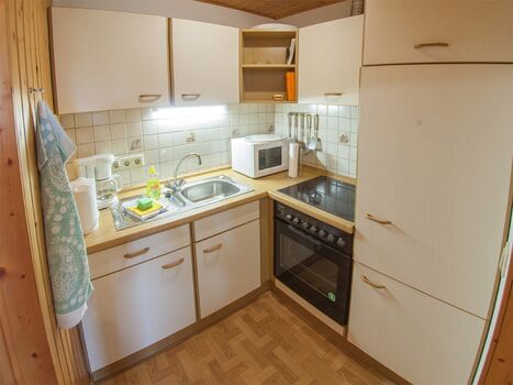 L-Küche - genügend Ausstattung zum urlauben