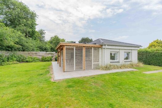 Das Ferienhaus mit überdachter Terrasse