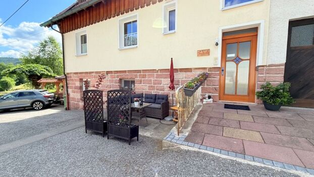 Haupteingang zum Haus 