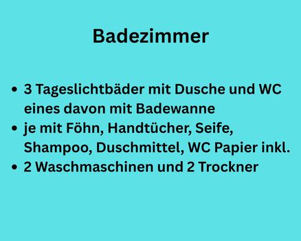 Ausstattung Badezimmer