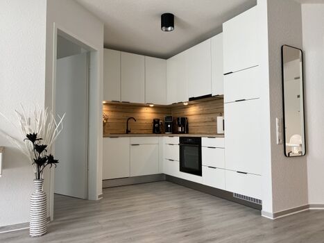 voll ausgestattete Küche mit kostenfreier Trinkwasseranlage 