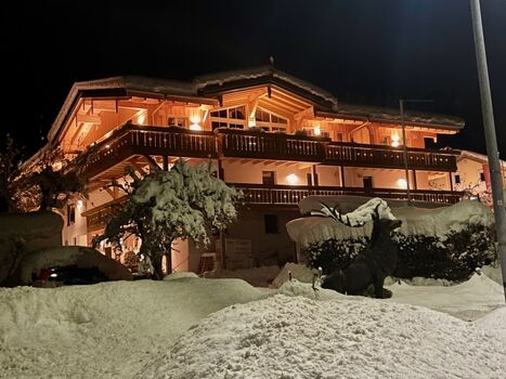 Abendstimmung im Winter