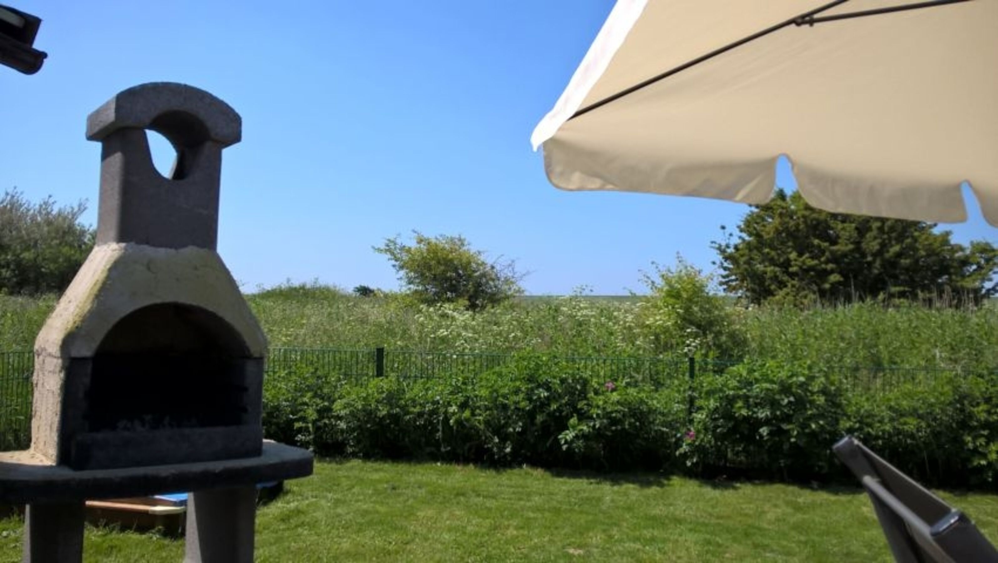 Blick Richtung Deich