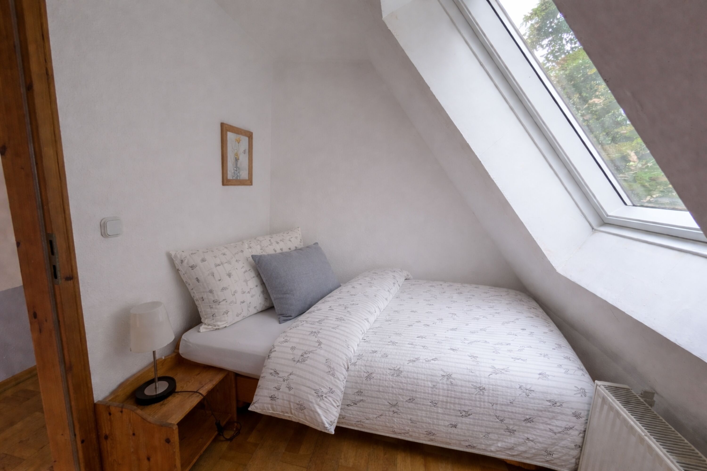 Schlafzimmer mit 2 Einzelbetten im Obergeschoss