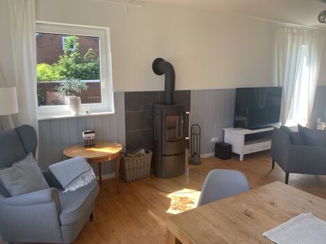 Kaminofen im Wohnbereich